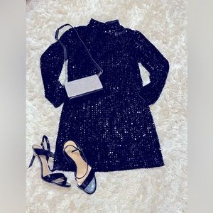 ✨ Brand New Sanctuary Black colored Crew Neck Long Sleeve Mini Dress ✨